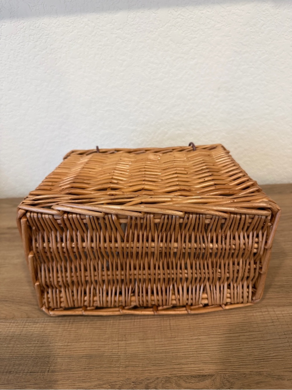 Woven Rattan Bag in Natural Brown - Picture 3 of 6